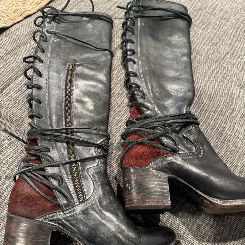 Freebird Coal High Boots